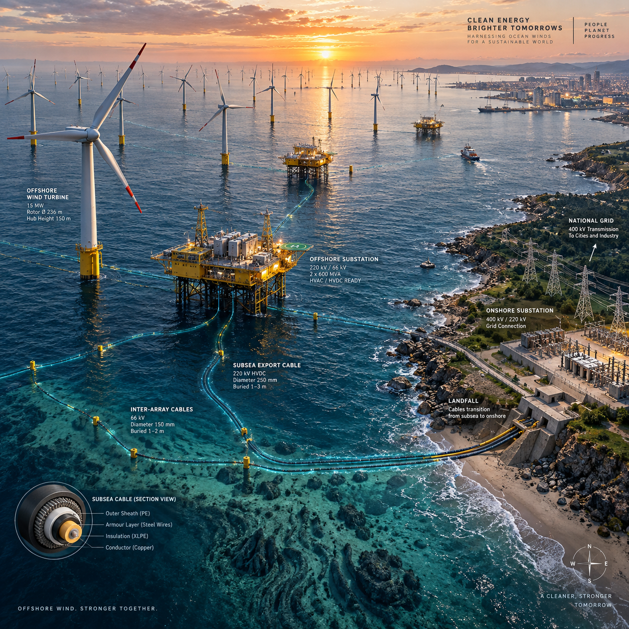 Overview of Major Offshore Wind Projects Worldwide